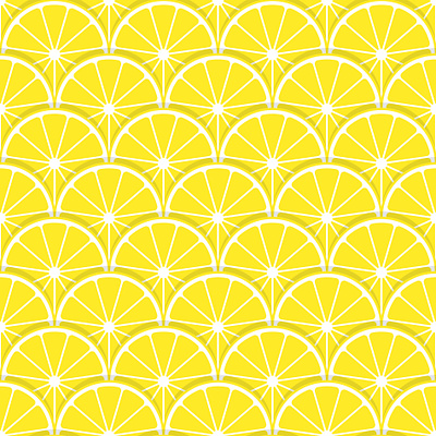 Lemon slices. flat geometric illustration lemon slices vector