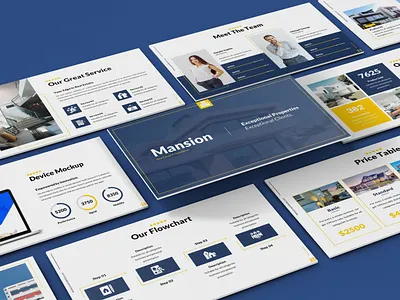 Mansion - Hospitality Powerpoint Template business presentation clean design education event hotel industri luxury powerpoint template presentation resort restaurant service slides travel