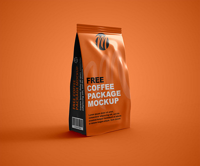 Free Coffee Package mockup Mockuphut Exclusive branding coffee bag design free psd mockup freebie photoshop psd mockup