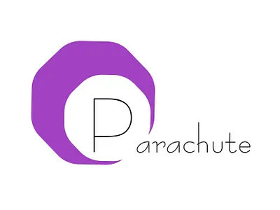 Parachute logo logo design parachute purple logo