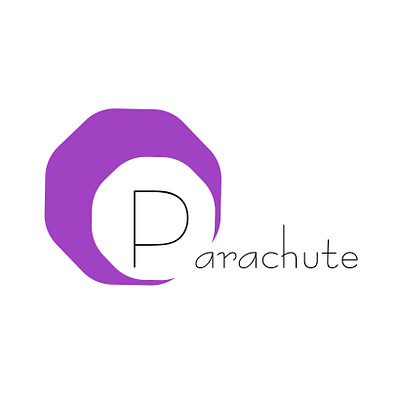 Parachute logo logo design parachute purple logo