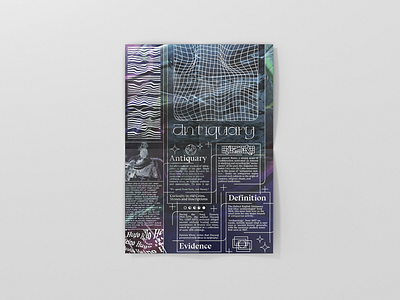 Holo Datapad design futurism graphic design holographic holographic foil holography illustration illustrator layout layout design magazine mockup photoshop typeface typography