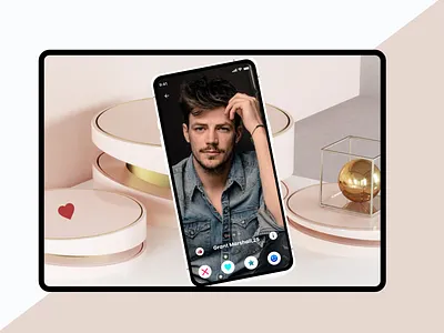 Suitors Dating App adobexd android app development datting design flutter development love lovely