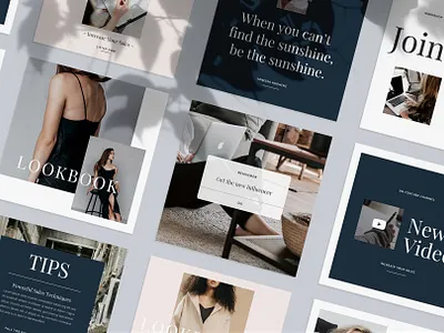 Influencer Social Media Kit branding canva clean influencer inspiration layout design minimal moodboard photoshop social media templates template