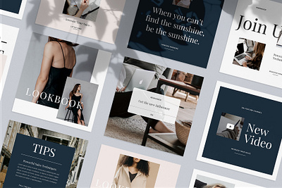 Influencer Social Media Kit branding canva clean influencer inspiration layout design minimal moodboard photoshop social media templates template