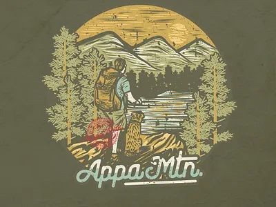 Miss Adventure design handdrawn illustration logo tshirtdesign vector vintage