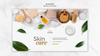 Skincare banner treatment development install mobile app mobile app design mobile software software web software