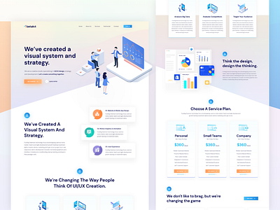 Creative Home Page | Exploration #7 beauty credit card dashboard exploration gradient isometric it technology minimalist payment purple sass wallet