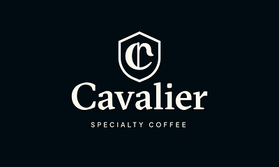 Cavalier branding brand branding branding design cafe cafe logo design icon logo typography