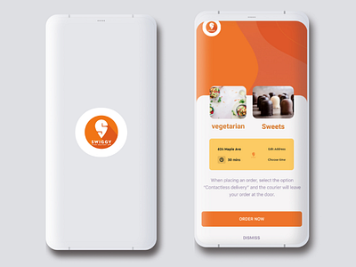 SWIGGY MINIMAL DESIGN . app appdesign appdevelop designer figma graphic newtrend swiggy trend ui uidesign uikit uitemplate uiux ux uxdesign web webdesign website