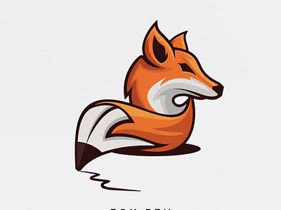Fox pen clever logo design clever fox fox logo logo logodesign pen scartdesign