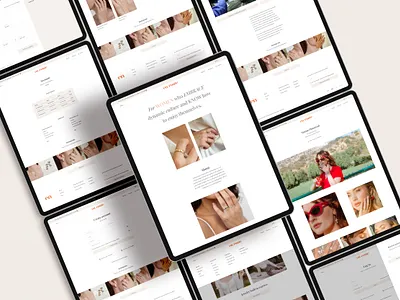 NOMINATION | CSS WINNER branding code css css winner developer ecommerce fashion feminine design flat html minimal nomination oranges pink shopify ui design web design web designer web developer web development