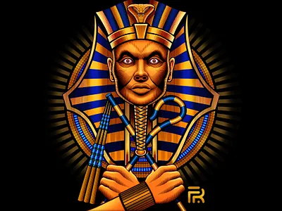 Flow N Roll "Golden King" Rash guard illustration apparel branding design illustration illustrations logo martial arts mma vector vector art