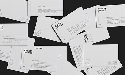 KAFEIN COFFEE brand identity branding branding concept branding design coffee coffeeshop design flat menu minimalism