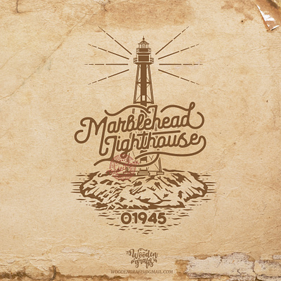 Light House design handdrawn illustration logo tshirtdesign vector vintage woodengrafis