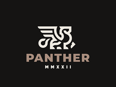 Panther cat logo panther