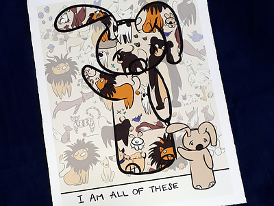 I am all of these artwork digital print digital printmaking giclee print printmaking