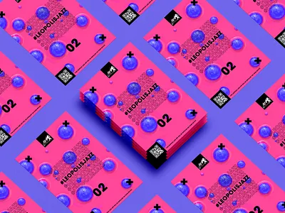 AR Poster Series - Leopolis Jazz Fest ar augmented reality branding cinema 4d communication design festival poster graphic design identity design jazz jazz festival poster poster design redshift3d visual identity