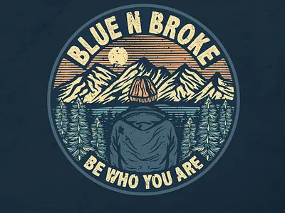 Hiker Man design handdrawn illustration logo tshirtdesign vector vintage woodengrafis