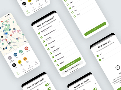 Jelbi App - Filtering Exploration design exploration figma figma design filtering ios app design ios design jelbi mobile app mobile app design public transport trafi transport ui user inteface ux whitelabel