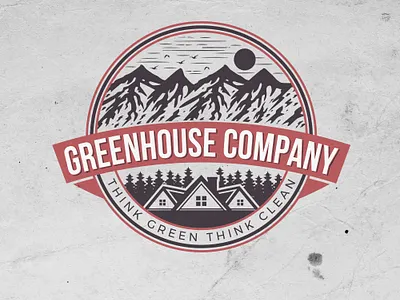 Greenhouse Logo branding design handdrawn illustration logo minimal tshirtdesign vector vintage woodengrafis