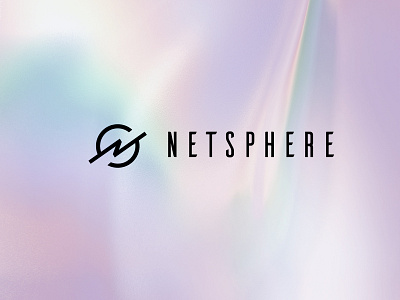 NETSPHERE branding earth illustration logo net network sphere tech