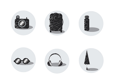TRAVEL ICONS adobe illustrator branding design flat icon icon design iconography icons icons pack iconset illustration minimal travel icons vector