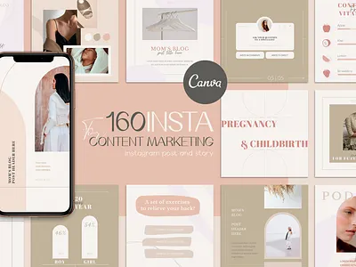 Multipurpose InstaTemplates | CANVA banner blog branding canva canva instagram canva template design instagram instagram banner instagram post instagram stories instagram template social media template