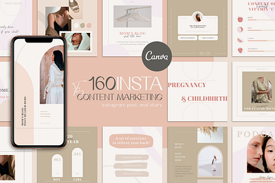 Multipurpose InstaTemplates | CANVA banner blog branding canva canva instagram canva template design instagram instagram banner instagram post instagram stories instagram template social media template