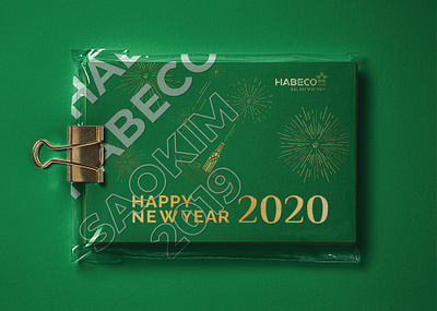 HABECO CALENDAR 2020 branding calendar design flat hello dribble illustration typography