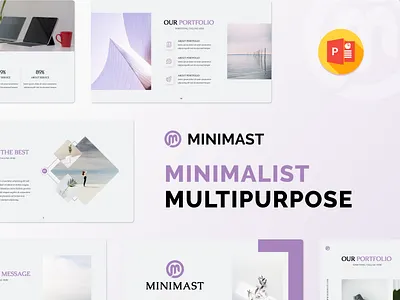 Minimast – Minimalist Multipurpose PowerPoint branding business chart company profile creative design graphic design illustration infographic logo minimast mockup multipurpose portfolio powerpoint powerpoint template presentation