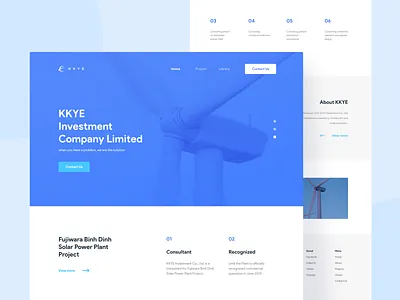 Renewable Energy - Landing Page design landing page landing page design landingpage ui ux web