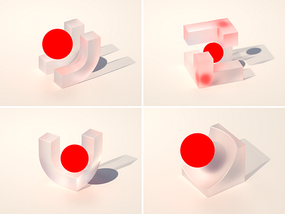 Give me a name 3d 3d design brand branding c4d cg cgi cinema 4d concept design focus glass illustration minimal minimalist red red sphere render simple smart unique