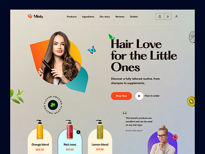 Hair Products designs, themes, templates and downloadable graphic elements  on Dribbble