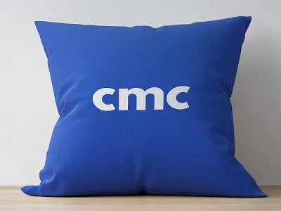 CMC - Pillow (Blue) adobe art direction brand brand design branding club club management committee cmc committee graphic design logo design logo mark logo mark symbol management pillow pillow design pillow mockup pillows pillows design pillows mockup
