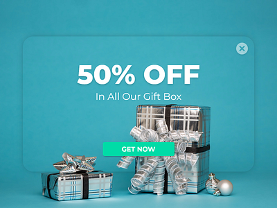 Pop-Up / Overlay adobe xd daily ui discount gift box offer overlay pop up ui ui design ux xd