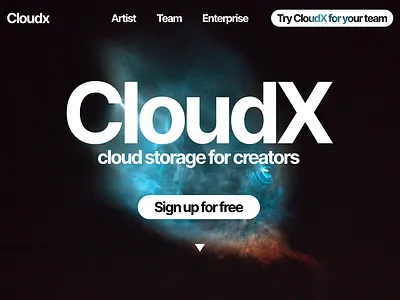 cloudx art branding design graphic design illustration illustrator typography ui web website