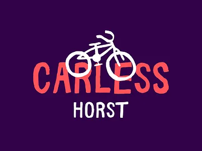 Carlesshorst bike branding car is over fckcrs logo one car less traffic