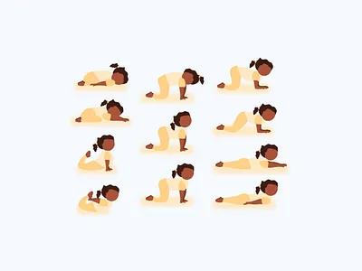 Yoga Poses 2 attire bow cat character child costume cow design girl illustration kid mascot yellow yoga for kids yogi