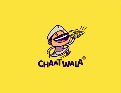 ChaatWala branding design expression illustration indian logo mascot satishgangaiah sticker vector