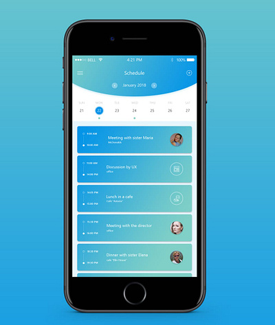 Schedule Design app branding dailyui dailyuichallenge design logo minimal ui ux vector