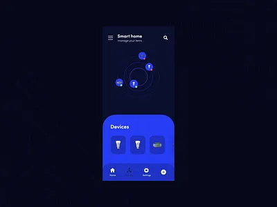 Smarthome aftereffects animation animation design blue design smart smarthome ui uidesign ux uxdesign webdesign xd
