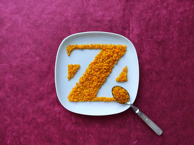 36daysoftype Z 36daysoftype food lettering fruit graphic design graphisme lettering tactile design