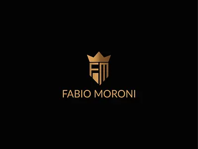 fabio moroni 5 design fm fm letter logo illustration letter logo logo service vector