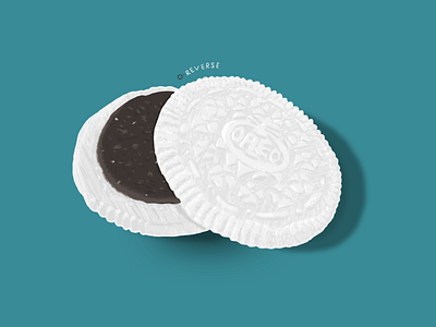 O-Reverse creative creative design illustration oreo photoshop