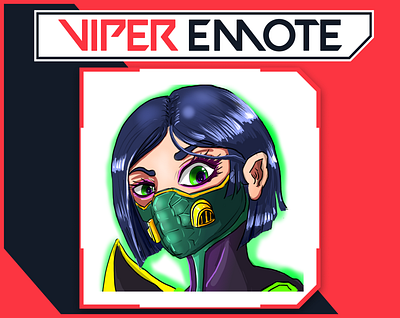 AKALI Emote from LoL for Streamer / Twitch / Discord Emotes by Nomad Grls  on Dribbble