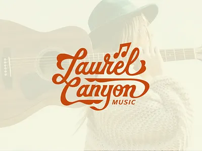 Laurel Canyon design graphic design handlettering identity lettering logo logo design vintage