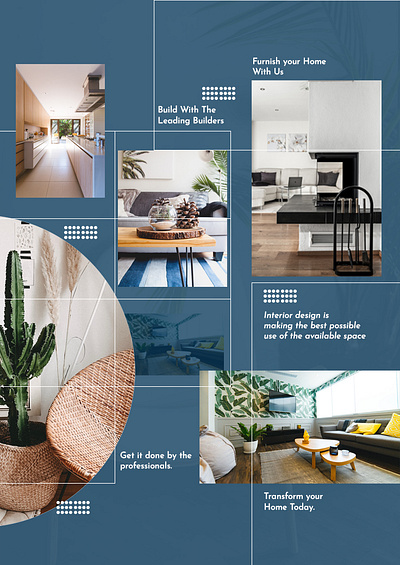 Interior designing poster graphicdesign