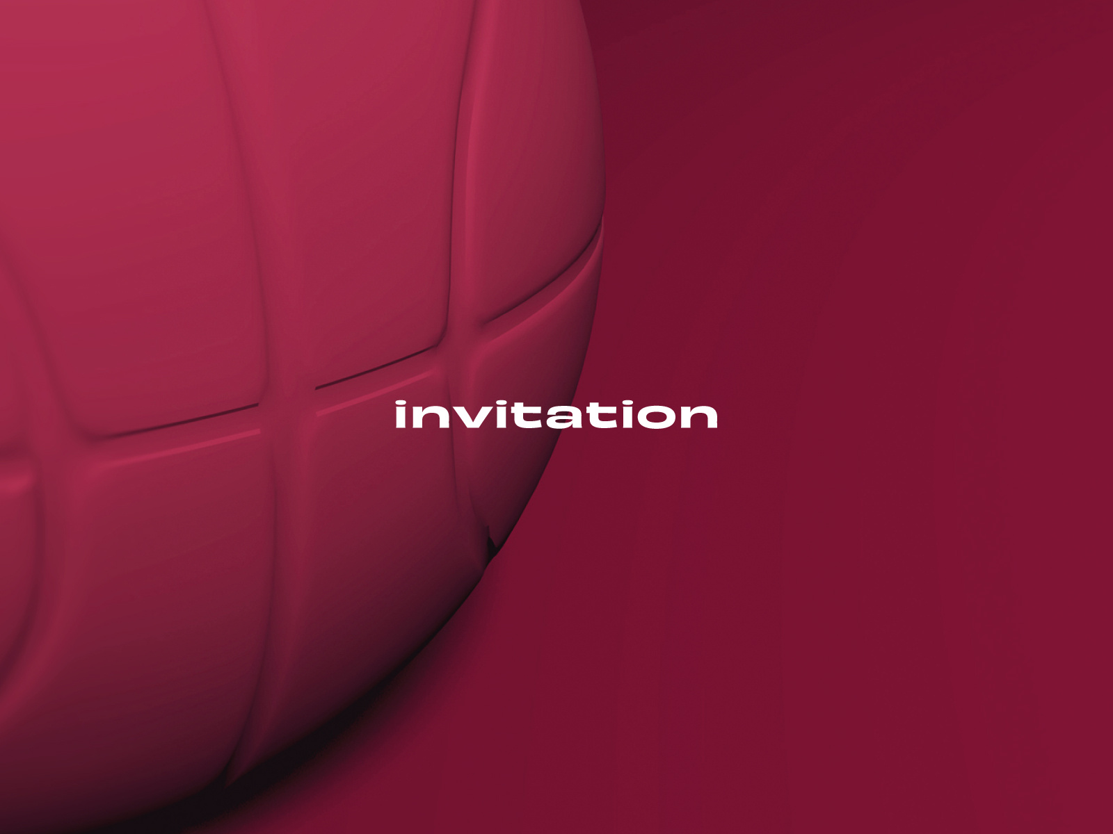 Example of Dribbble invitation