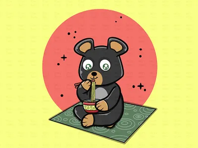 sun bear bear cartoon cartoon cartoon art cartoon bear cartoon character cartoon design cartoon illustration cartooning cartoons chibi cute cartoon funny cartoon illustration noodles cartoon